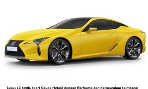 Lexus LC 500h, Sport Coupe Hybrid dengan Performa dan Kemewahan Seimbang